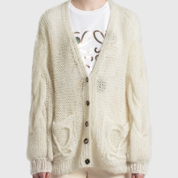 Loewe Anagram Mohair Cardigan - Picture 2 of 13